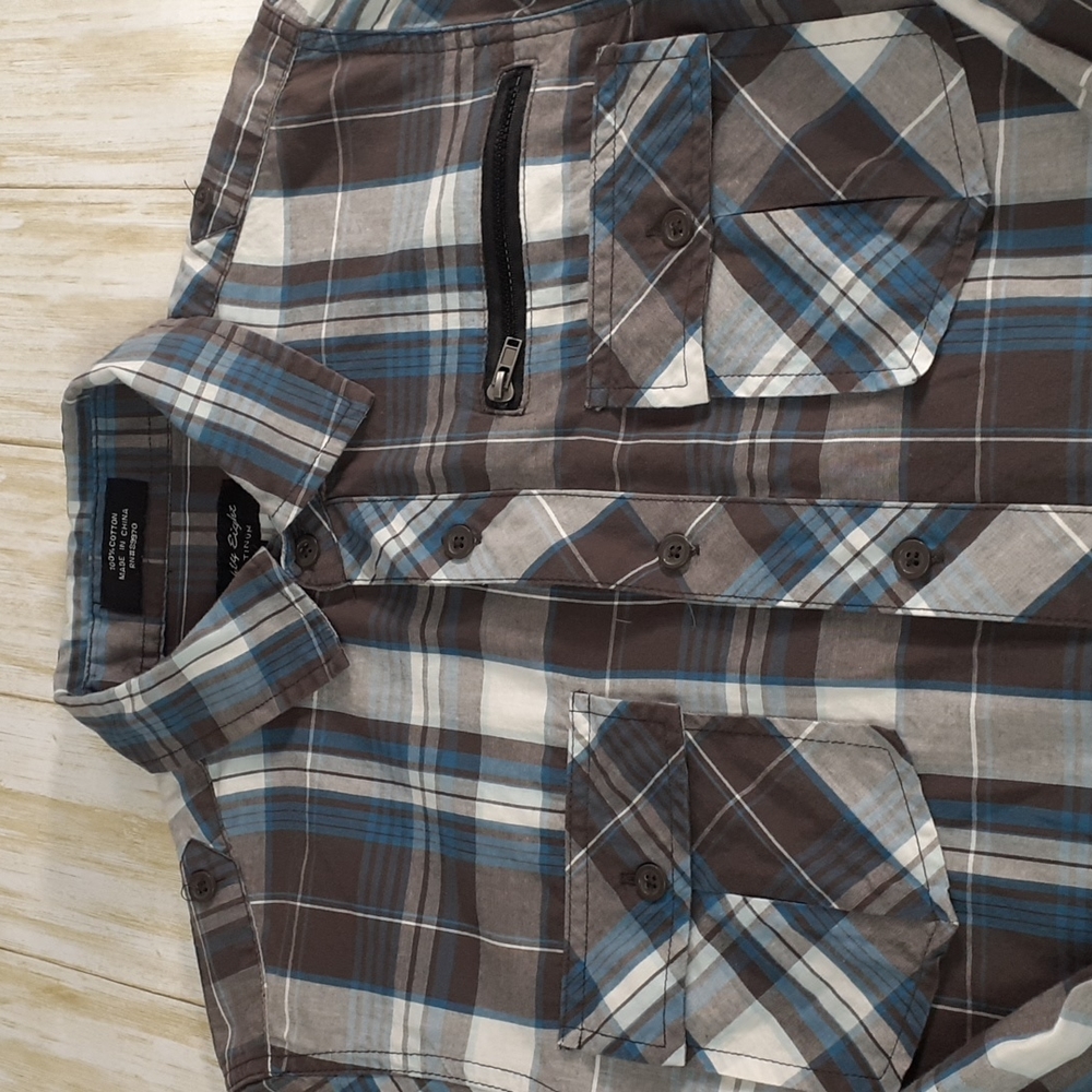 Eighty Eight Platinum Men's Button Down Shirt Size Small